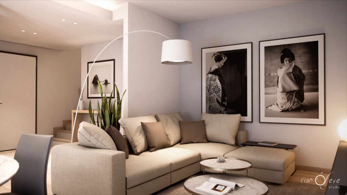 interior rendering unreal engine 4 vr house in Treviso - Italy 03